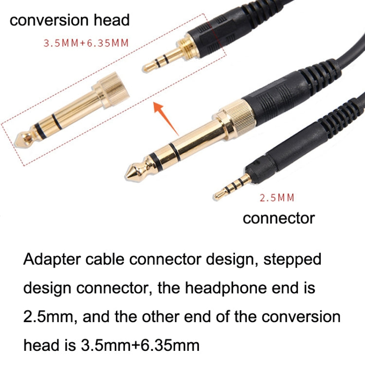 ZS0185 For Sennheiser HD598 / HD558 / HD518 / HD595 Earphone Spring Cable, Cable Length: 1.4m-3m - Headset Accessories by PMC TechLife | Online Shopping South Africa | PMC TechLife
