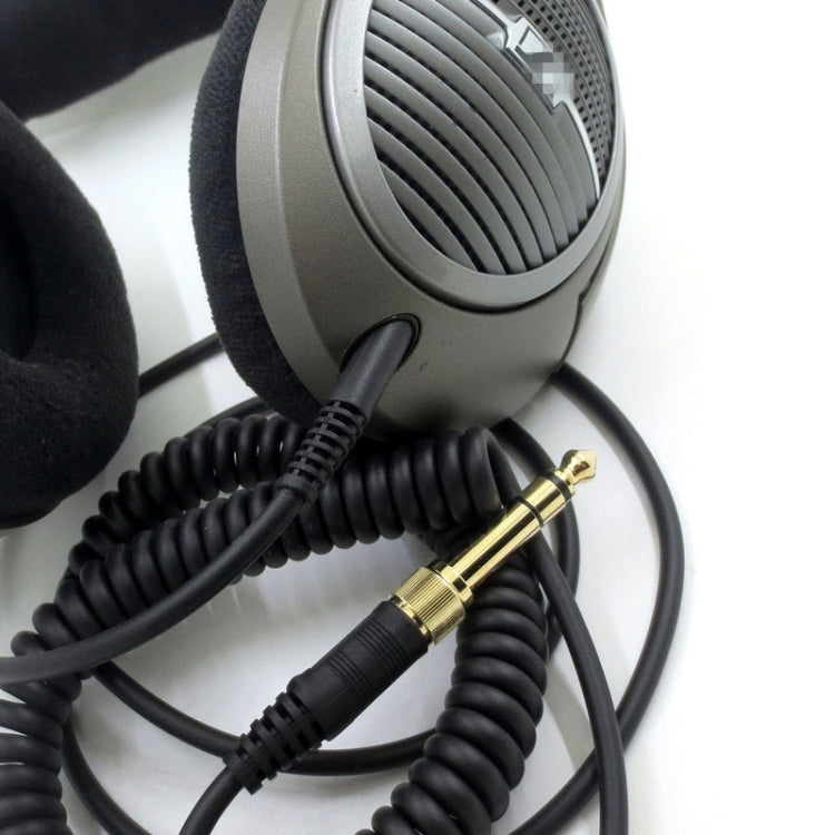 ZS0185 For Sennheiser HD598 / HD558 / HD518 / HD595 Earphone Spring Cable, Cable Length: 1.4m-3m - Headset Accessories by PMC TechLife | Online Shopping South Africa | PMC TechLife