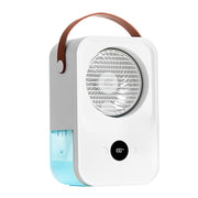 MT-F60 Smart Digital Display USB Charging Air Cooler Desktop Mist Humidification Fan, Mode: Standard Version