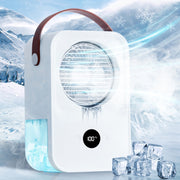 MT-F60 Smart Digital Display USB Charging Air Cooler Desktop Mist Humidification Fan, Mode: Sound Control Version