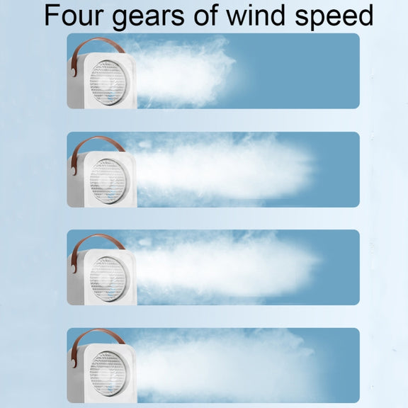 MT-F60 Smart Digital Display USB Charging Air Cooler Desktop Mist Humidification Fan, Mode: Remote Control Version