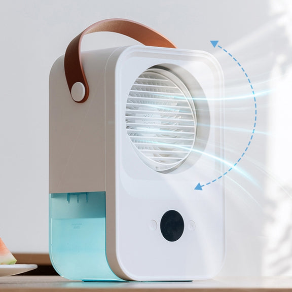 MT-F60 Smart Digital Display USB Charging Air Cooler Desktop Mist Humidification Fan, Mode: Remote Control Version
