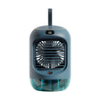 RD22 Rotating Humidification Fan Warm Light Atmosphere Light Automatic Shaking Head with Digital Display Air Cooler(Green) - Electric Fans by PMC TechLife | Online Shopping South Africa | PMC TechLife | Buy Now Pay Later Mobicred