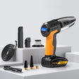 SUITU ST-6637  Wireless Model 5 In 1 60W  Double Motor Car Vacuum Cleaner With Blowing Air Pump Pressure Measuring Lighting Function - free shipping - PMC TechLife - Order now!
