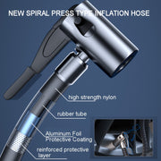 SUITU ST-6637  Wireless Model 5 In 1 60W  Double Motor Car Vacuum Cleaner With Blowing Air Pump Pressure Measuring Lighting Function
