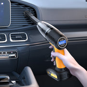 SUITU ST-6637  Wireless Model 5 In 1 60W  Double Motor Car Vacuum Cleaner With Blowing Air Pump Pressure Measuring Lighting Function