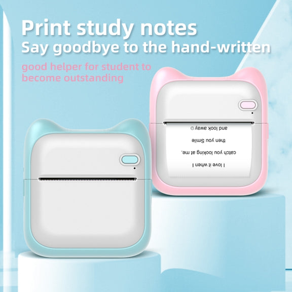 A31 Bluetooth Handheld Portable Self-adhesive Thermal Printer, Color: Pink