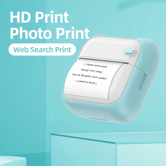 A31 Bluetooth Handheld Portable Self-adhesive Thermal Printer, Color: Blue