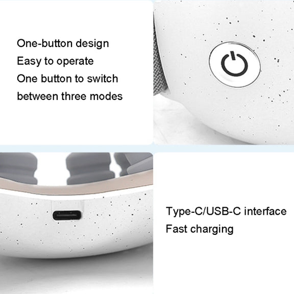 uEye2 Bluetooth Music Eye Massager Hot Vibration Eye Care Instrument(Rhythm)