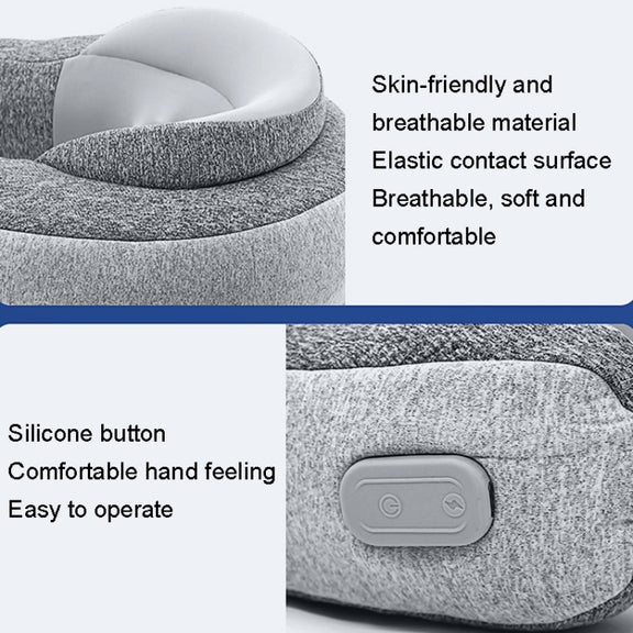 uNeck Air 3 Generations Portable Cervical Massager Inflatable Hot Compress Airbag U Pillow
