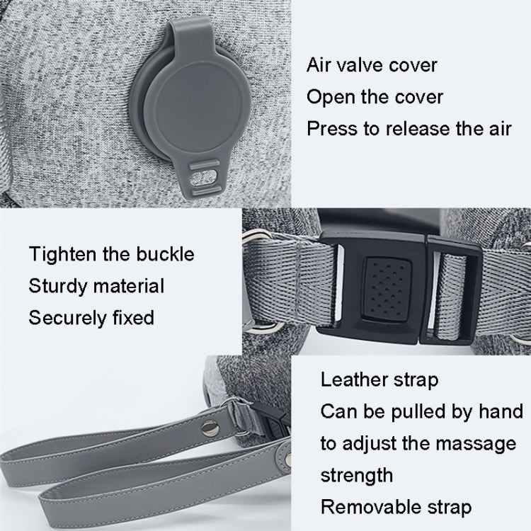 uNeck Air 3 Generations Portable Cervical Massager Inflatable Hot Compress Airbag U Pillow