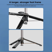 Magnetic Selfie Stick Tripod Handheld Stabilizer Rod With Remote Controller(White)