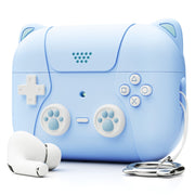 For AirPods Pro 2 Earphone Silicone Protective Case  Cat Claw Cover(Light Blue)