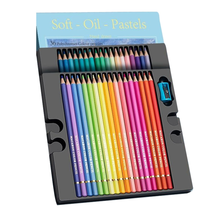 36 Colors Oily Bright Color Pencil Studio Special Set Macaron - Art Supplies by PMC TechLife | Online Shopping South Africa | PMC TechLife | Buy Now Pay Later Mobicred