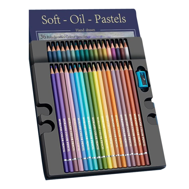 36 Colors Oily Bright Color Pencil Studio Special Set Morandi - Art Supplies by PMC TechLife | Online Shopping South Africa | PMC TechLife | Buy Now Pay Later Mobicred