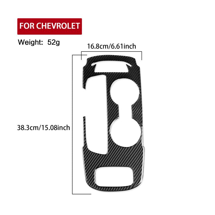 For Chevrolet Malibu 2016-2024 C Model Left-hand Drive Gear Panel Sticker(Red) - Car Interior Mouldings by PMc TechLife | Online Shopping South Africa | PMc TechLife | Buy Now Pay Later Mobicred