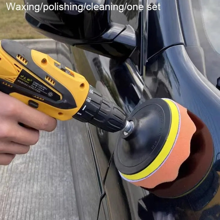 24 In 1 With 4 Screws 3 Inch Polishing Waxing Pad Sponge Buffing Kit - Polishing Machine & Accessories by PMC TechLife | Online Shopping South Africa | PMC TechLife | Buy Now Pay Later Mobicred