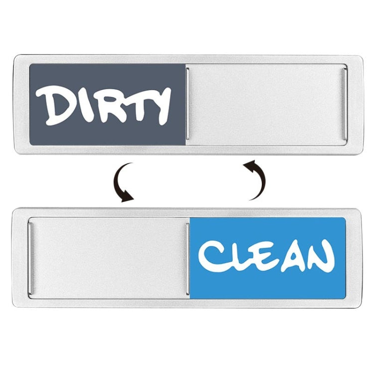 Dishwasher Magnet Clean Dirty Sign Double-Sided Refrigerator Magnet(Silver-Blue Gray) - Dish Washers & Accessories by PMc TechLife | Online Shopping South Africa | PMc TechLife | Buy Now Pay Later Mobicred