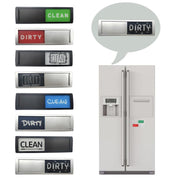 Dishwasher Magnet Clean Dirty Sign Double-Sided Refrigerator Magnet(Black Love)