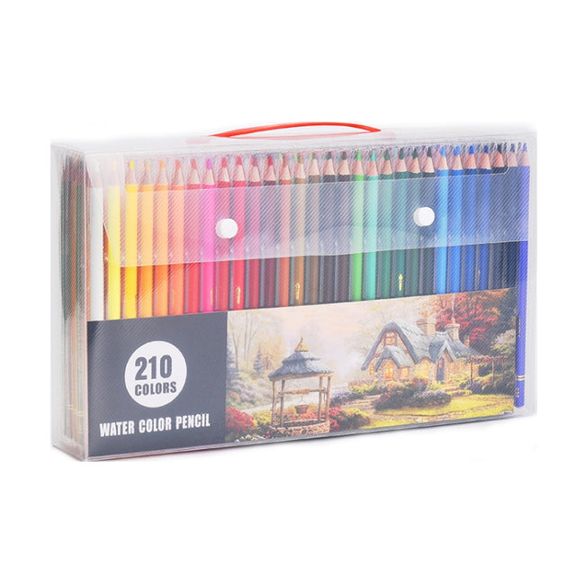 210 Color Water-soluble Core Hand-painted Color Pencil Set