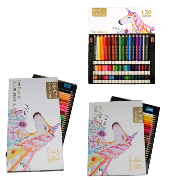 72 Colors Oil Colored Pencil Art Hand Drawn Set