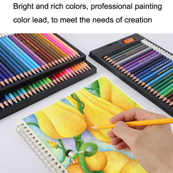 48 Colors Oil Colored Pencil Art Hand Drawn Set