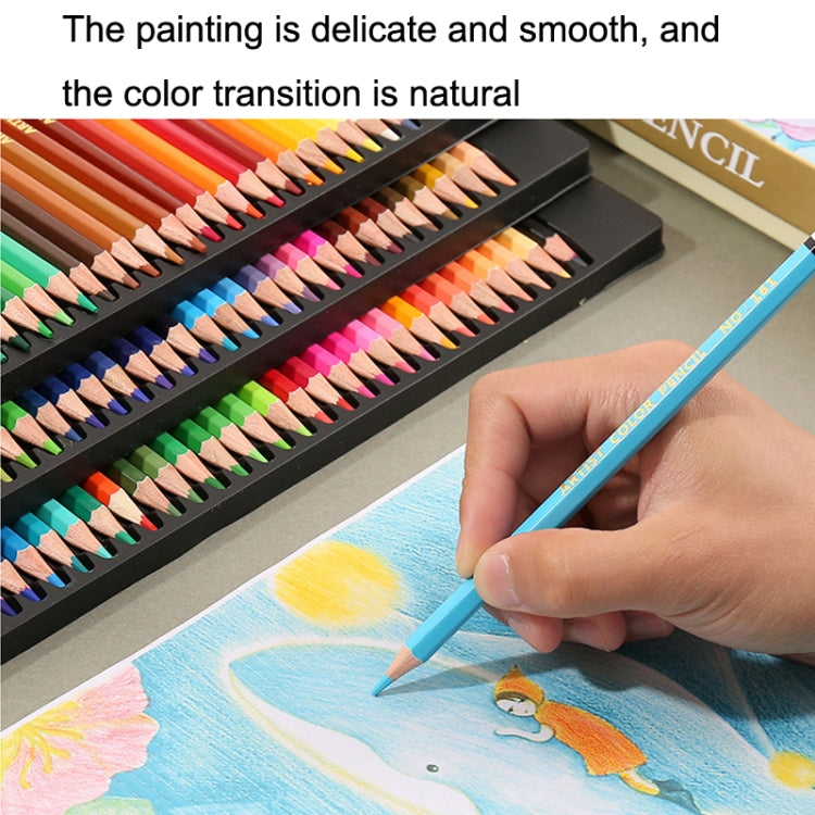 72 Colors Oil Colored Pencil Art Hand Drawn Set