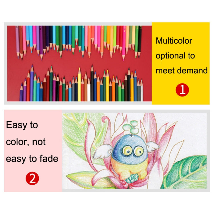 72 Colors Oil Colored Pencil Art Hand Drawn Set - Art Supplies by PMC TechLife | Online Shopping South Africa | PMC TechLife | Buy Now Pay Later Mobicred
