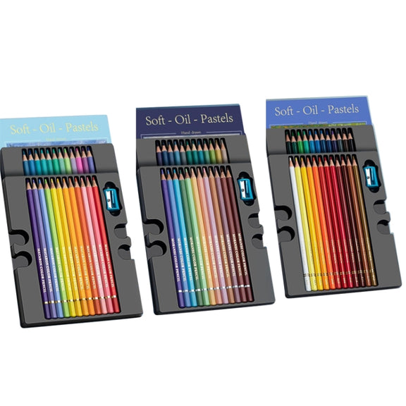 24 Colors Oily Bright Color Pencil Studio Special Set Macaron