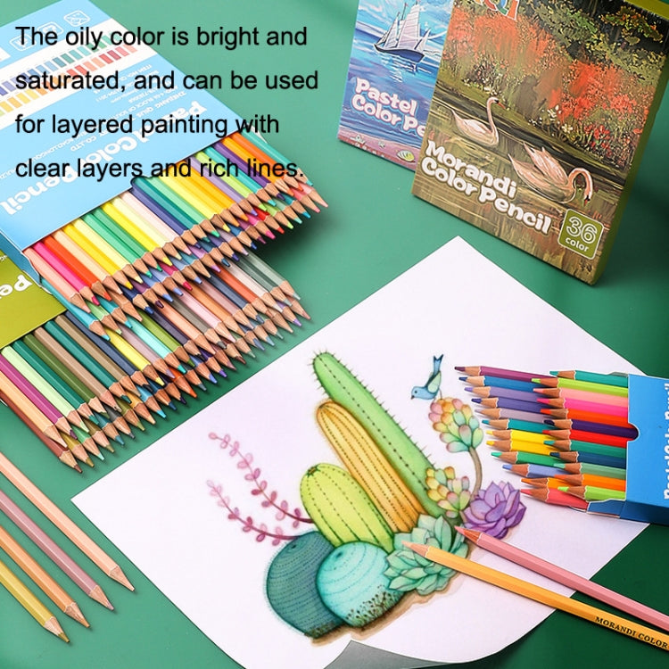 24 Colors Oily Bright Color Pencil Studio Special Set Morandi