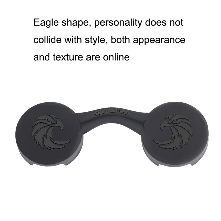 For DJI Goggles 2 Sunnylife AT-BHT565 Dustproof Lens Protective Cover VR Glasses Silicon Cover(Black) - VR Accessories by Sunnylife | Online Shopping South Africa | PMC TechLife | Buy Now Pay Later Mobicred