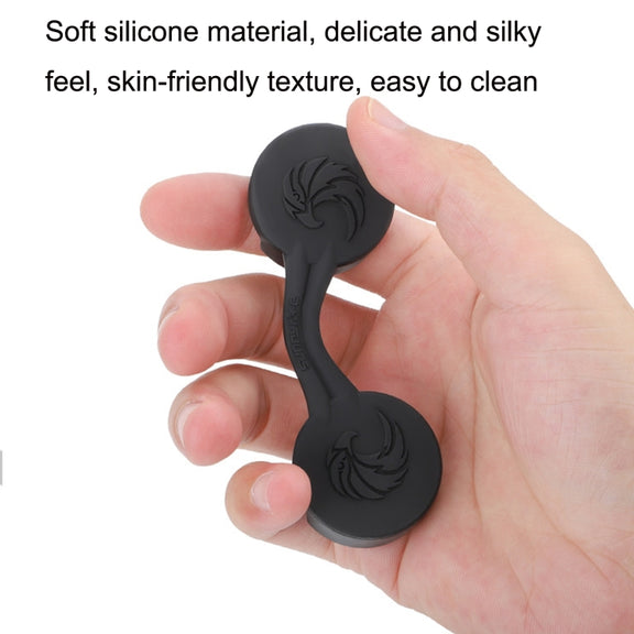 For DJI Goggles 2 Sunnylife AT-BHT565 Dustproof Lens Protective Cover VR Glasses Silicon Cover(Black)