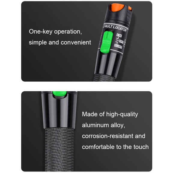 1-60 km Optical Fiber Red Light Pen 5/10/15/20/30/50/60MW Red Light Source Light Pen, Specification: 50mW Red