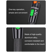 1-60 km Optical Fiber Red Light Pen 5/10/15/20/30/50/60MW Red Light Source Light Pen, Specification: 50mW Yellow