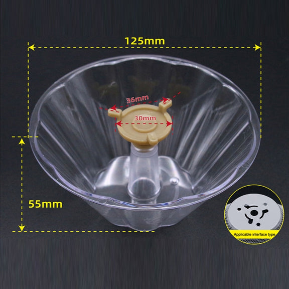 F006 PC 3 Claw Large Capacity Oil Cup Range Hood Accessories Oil Connection Box