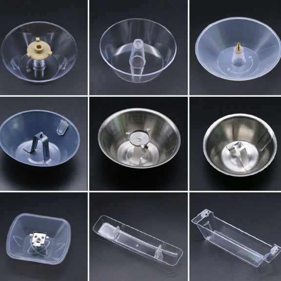 F009 Stainless Steel 3 Claw Round Oil Cup Range Hood Accessories Oil Connection Box