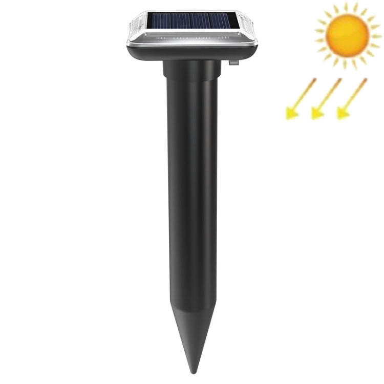 SJZ038 Outdoor Waterproof Solar Ultrasonic Rat Repeller Ultrasonic Animal Repeller, Color: Black - Outdoor Insect Repellent by PMC TechLife | Online Shopping South Africa | PMC TechLife