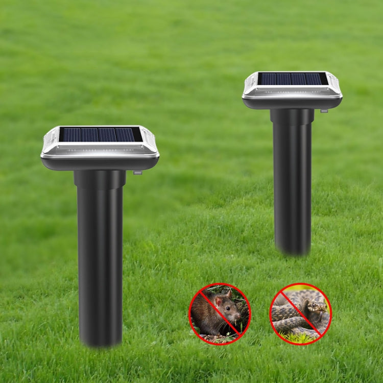 SJZ038 Outdoor Waterproof Solar Ultrasonic Rat Repeller Ultrasonic Animal Repeller, Color: Black - Outdoor Insect Repellent by PMC TechLife | Online Shopping South Africa | PMC TechLife