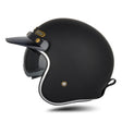 SOMAN Motorcycle Four Seasons Carbon Fiber Half Helmet, Color: FRP Matte Black(L) - free shipping - PMC TechLife - Order now!
