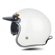 SOMAN Motorcycle Four Seasons Carbon Fiber Half Helmet, Color: FRP Pearl White(XXL) - free shipping - PMC TechLife - Order now!