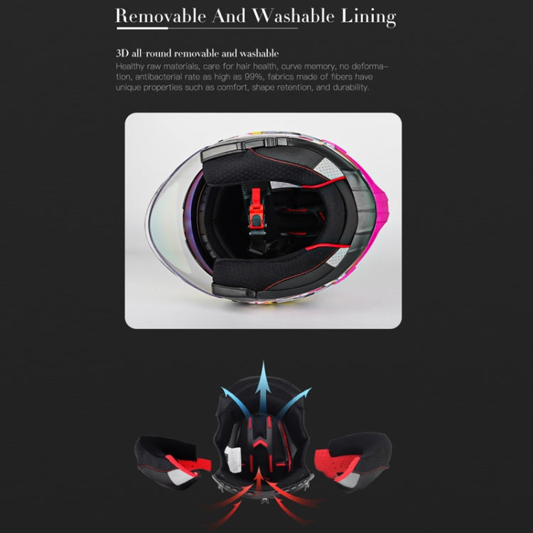 SOMAN Motorcycle Electric Bicycle Dual Lens Riding Helmet, Size: L(Bright Back) - free shipping - PMC TechLife - Order now!