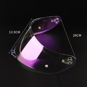 Motorcycle Helmet Lens with Anti-fog Spikes for SOMAN K1/K3SV/K5, Color: Tea Film Revo Purple Red Gold