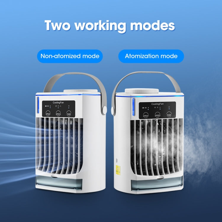 CF008 Mini Household Humidification Spray Air Cooler USB Plug-in Portable Air Conditioner Fan(White) - free shipping - PMC TechLife - Order now!
