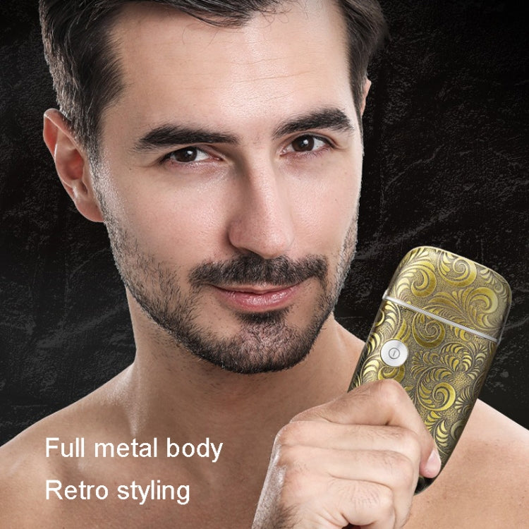 Men Bald Haircut 2 In 1 Electric Hair Clipper Water-resistant Set(Gray)