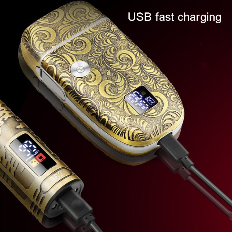 Men Bald Haircut 2 In 1 Electric Hair Clipper Waterproof Set(Gold) - free shipping - PMC TechLife - Order now!