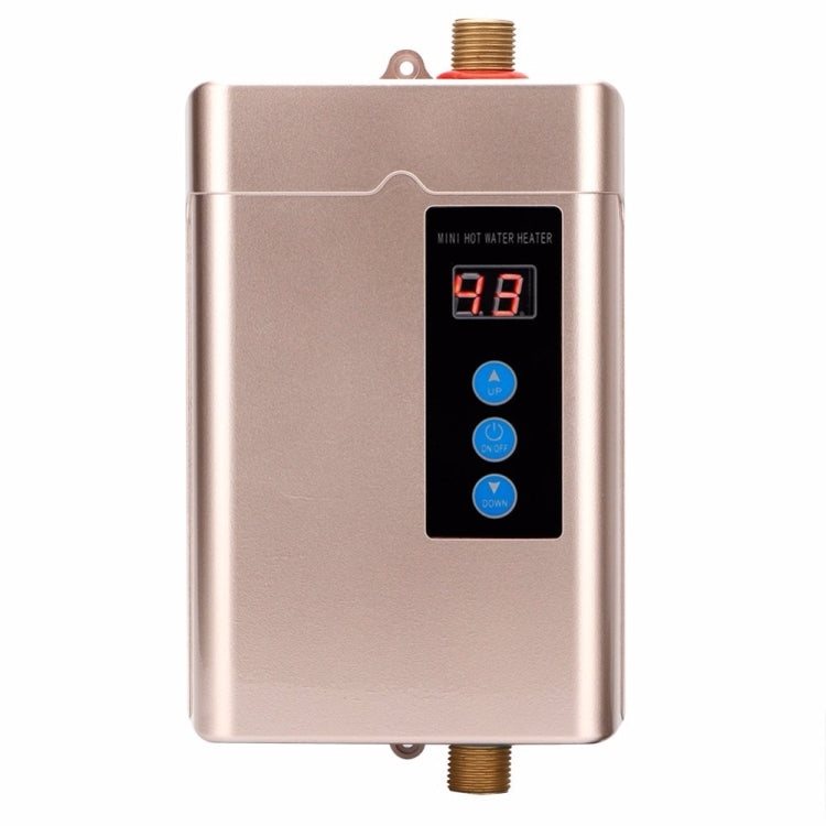 UK Plug 3000W  Electric Water Heater With Remote Control Adjustable Temperate(Gold) - free shipping - PMC TechLife - Order now!