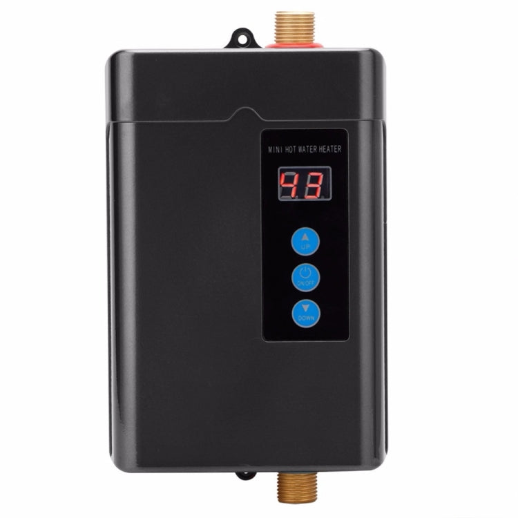 EU Plug 4000W Electric Water Heater With Remote Control Adjustable Temperate(Black) - free shipping - PMC TechLife - Order now!