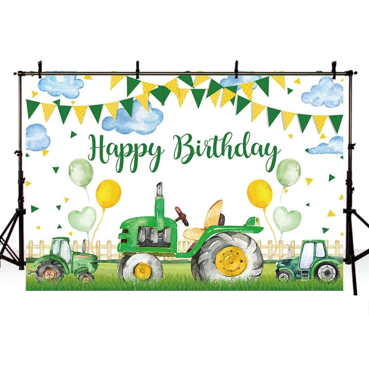 180x270cm Farm Tractor Photography Backdrop Cloth Birthday Party Decoration Supplies - Birthday Party by PMC TechLife | Online Shopping South Africa | PMC TechLife | Buy Now Pay Later Mobicred