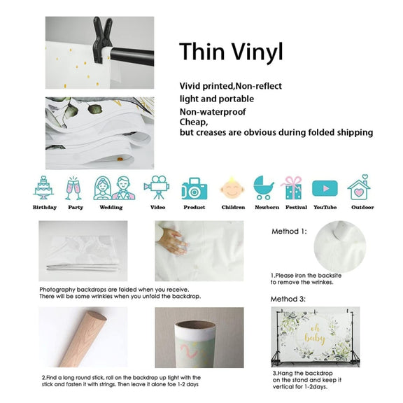 210 x 150cm Pink Flowers Cake Cartoon Birthday Background Cloth Birthday Decoration Banner Hanging Flags