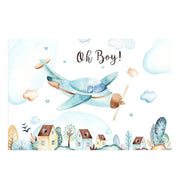 210x150cm Aircraft Theme Birthday Background Cloth Party Decoration Photography Background